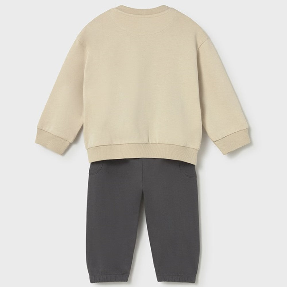 Mayoral Yazlık Erkek Bebek Sweatshirt Eşofman 2'li Set Siyah