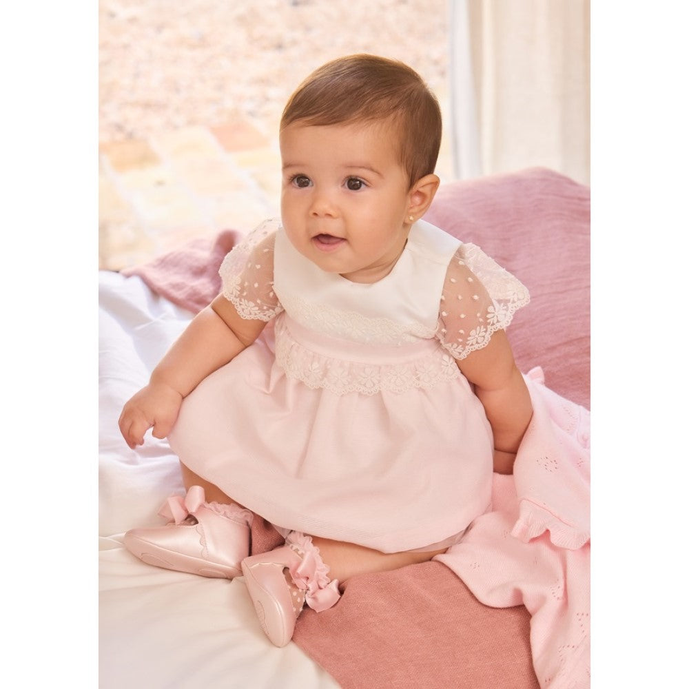 Mayoral Yazlık Kız Bebek Elbise Pembe