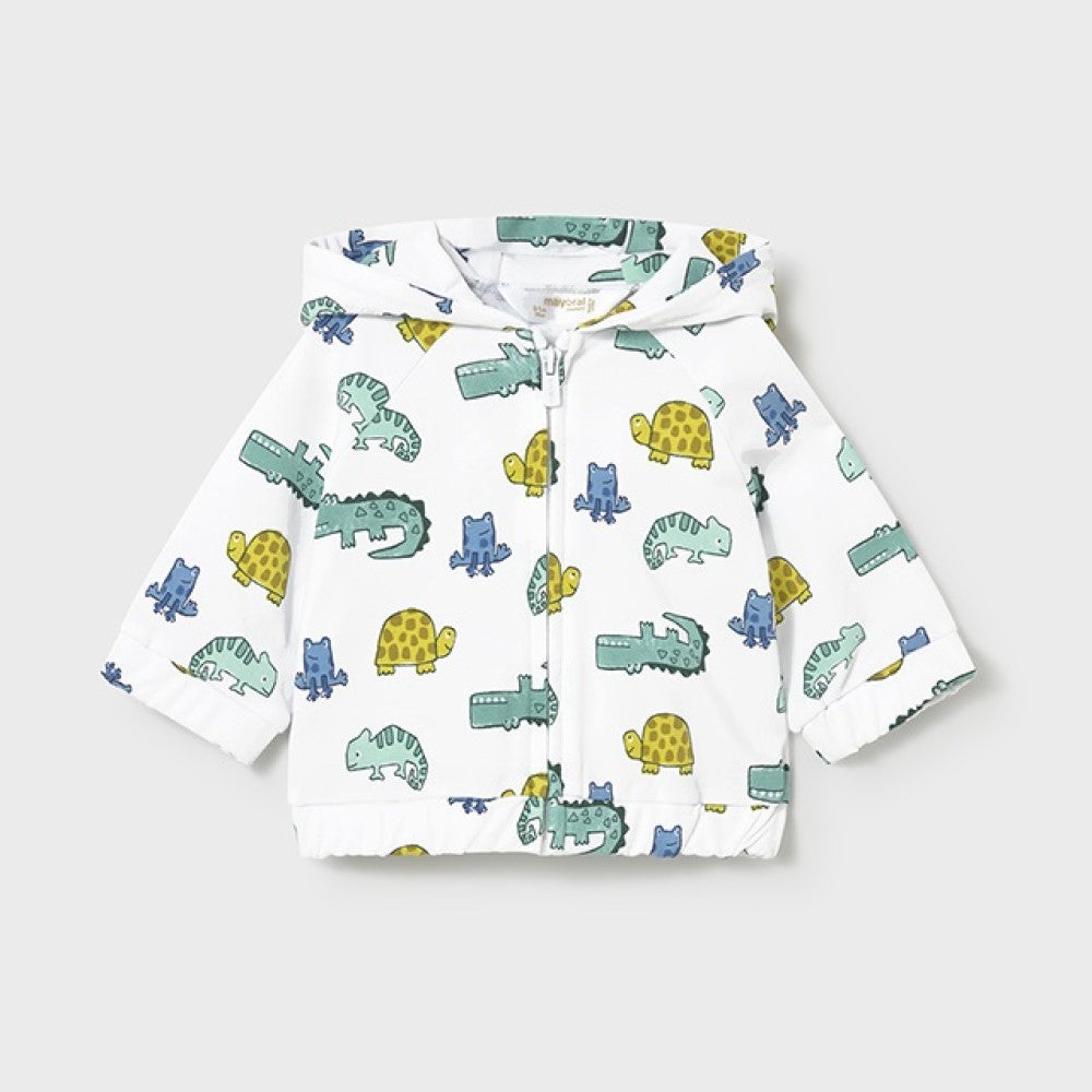 Mayoral Yazlık Erkek Bebek T-shirt Eşofman Ceket 3'lü Set Yeşil