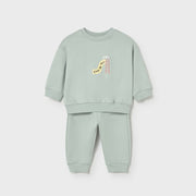 Mayoral Yazlık Bebek Sweatshirt Eşofman 2'li Set Yeşil