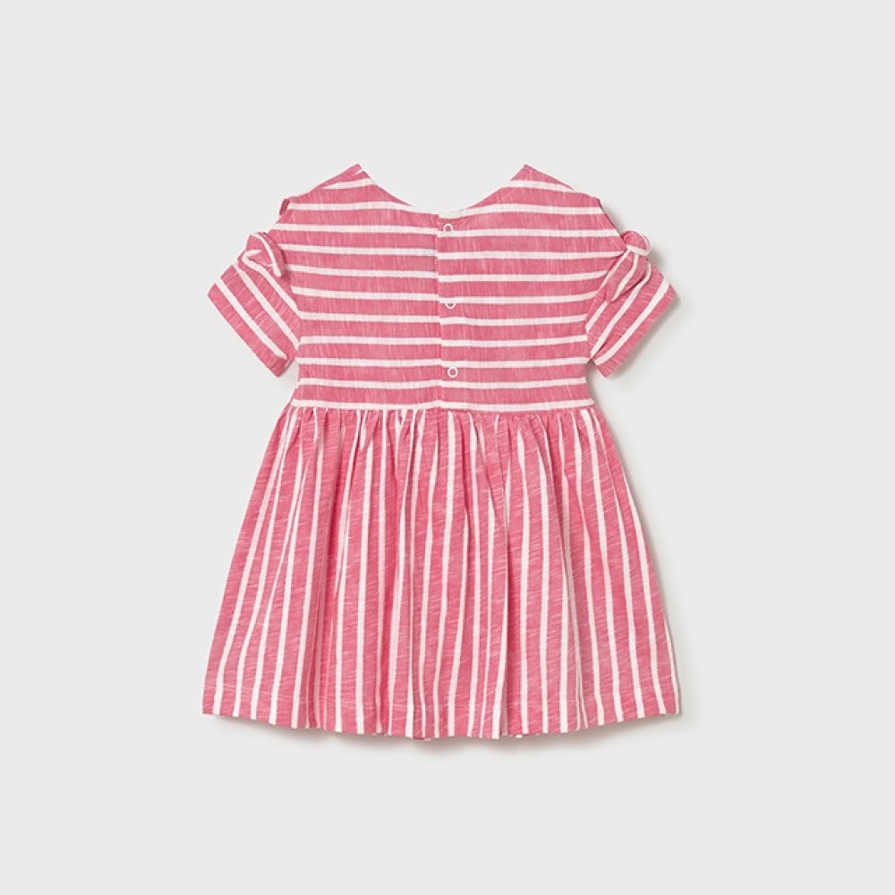 Mayoral Yazlık Kız Bebek Elbise Çanta Set Pembe
