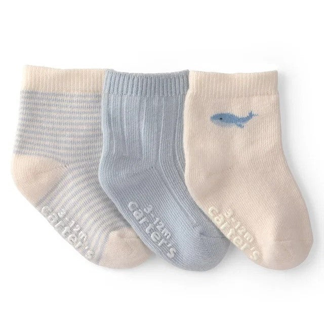 Carter's Erkek Bebek Çorap 3'lü Set Bej