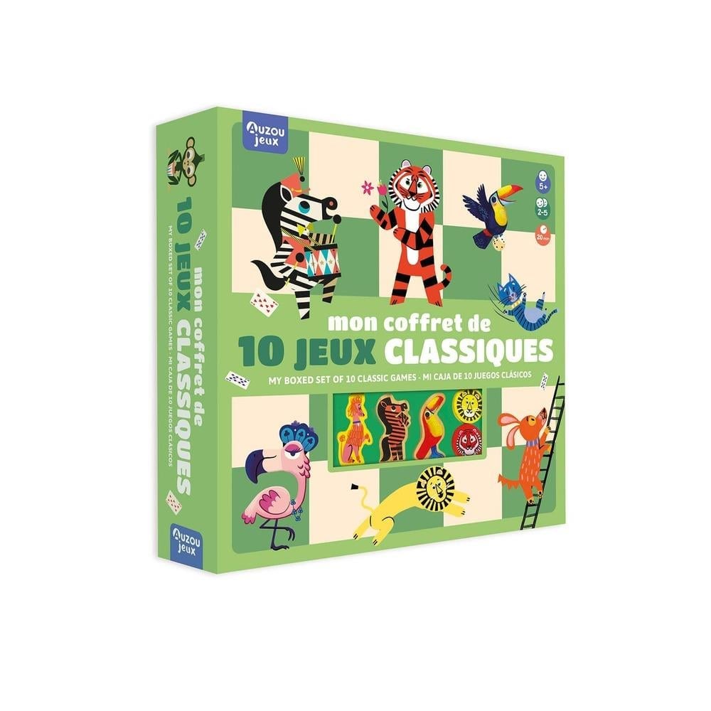 Auzou My Boxed Set Of 10 Classic Games STD - Eğitici Oyuncak