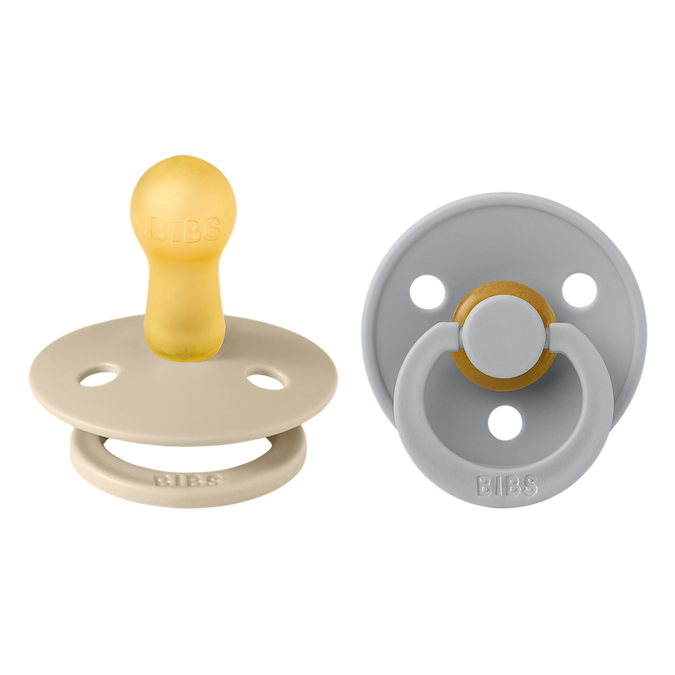 Bibs Colour İkili Kauçuk Emzik - Cloud 6+ Ay Gri