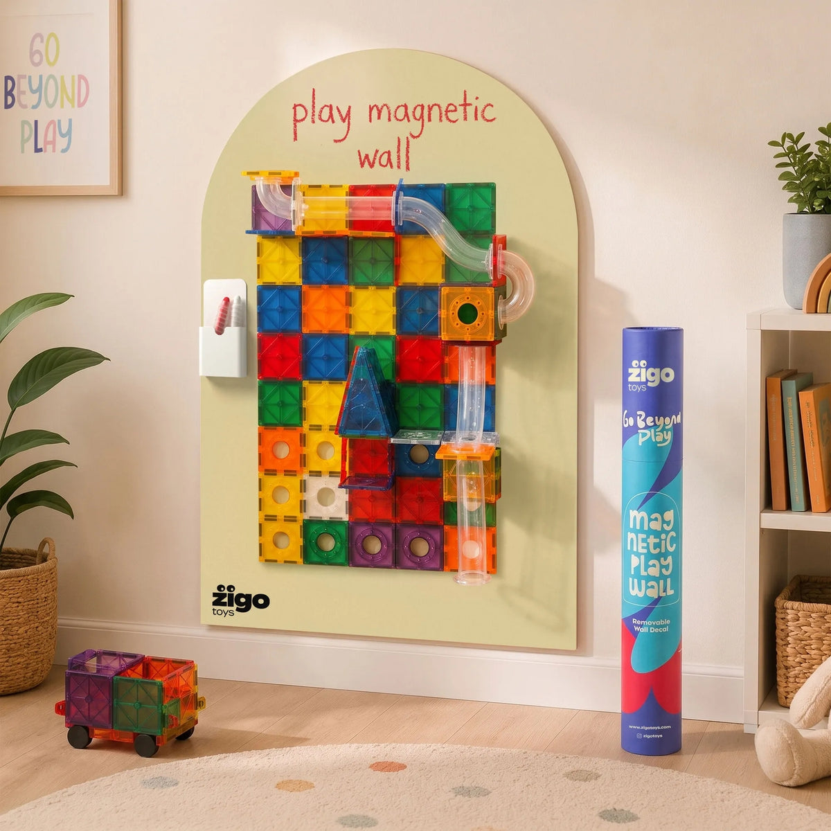 Zigo Toys Manyetik Duvar Panosu - Bej