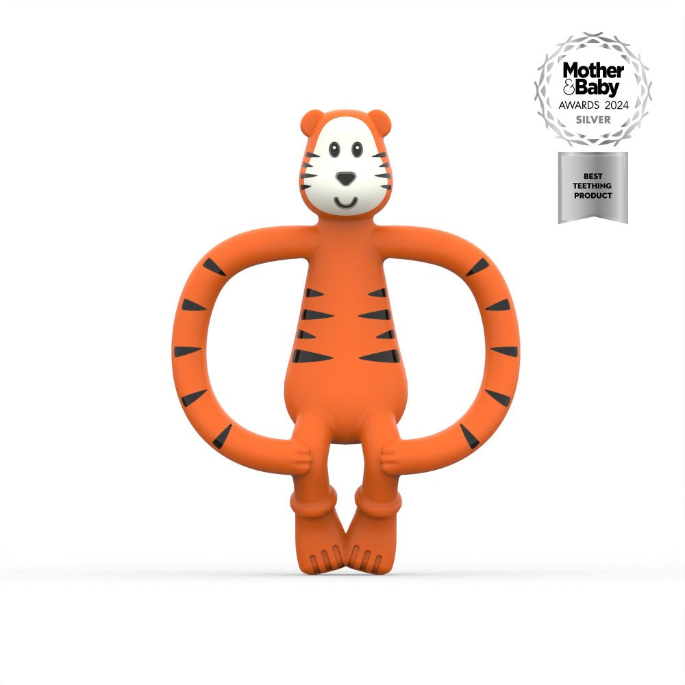 Matchstick Monkey Silikon Diş Kaşıyıcı Teddy Tiger
