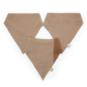 Miniboni 3 lü Müslin Fular Önlük Bej