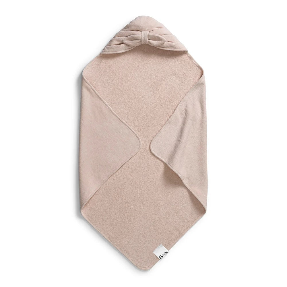 Elodie Details Kapüşonlu Havlu Powder Pink Bow - Havlu Bornoz