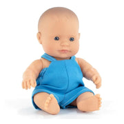 Mf and M Caucasian Boy Baby Doll (21 cm)