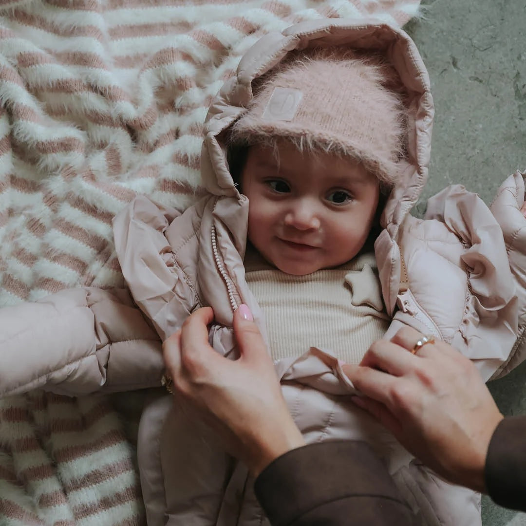 Elodie Details Bebek Tulumu Powder Pink 6-12 ay - Astronot - Görsel 3