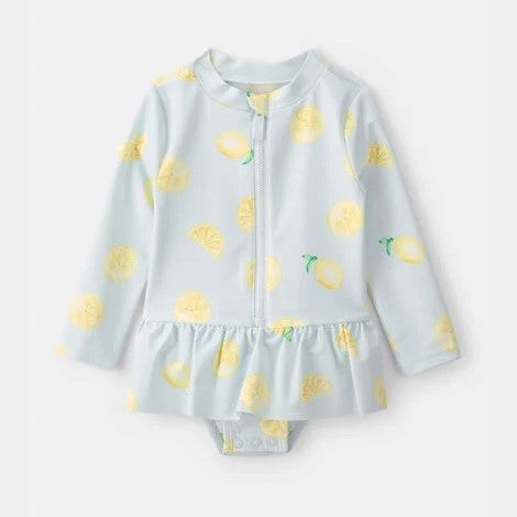 Carter's Kız Bebek Güneş Koruyucu Mayo Açık Yeşil