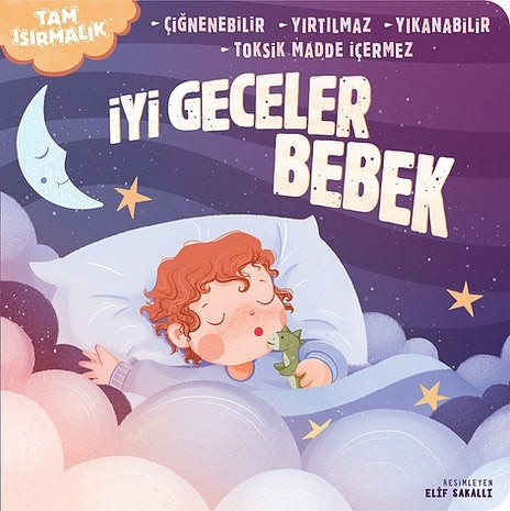 Tam Isırmalık Yırtılmayan Kitap İyi Geceler Bebek