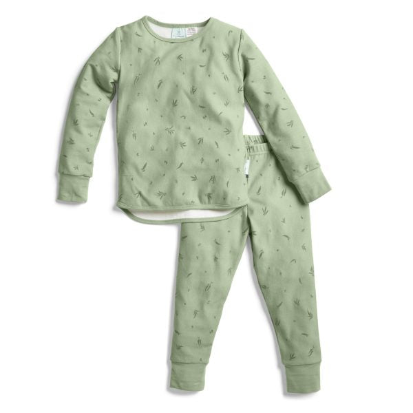 ErgoPouch Organik Pamuklu Uzun Pijama Takımı 2.0 Tog - Willow Yeşil