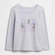 GAP Logolu Kız Bebek Sweatshirt Lila
