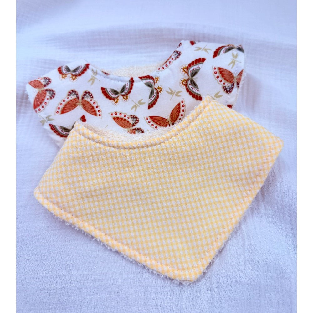 Le Petit Dodo Butterfly Mama Önlüğü + Summer Salya Önlüğü
