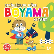 Çikolata Yayınevi Etkinliklere Göre Boyama Kitabı - Sarı