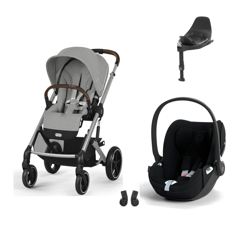 Cybex Balios S Lux Travel Sistem | Silver Stone Grey & Cloud T Plus Bazalı Sephia Black