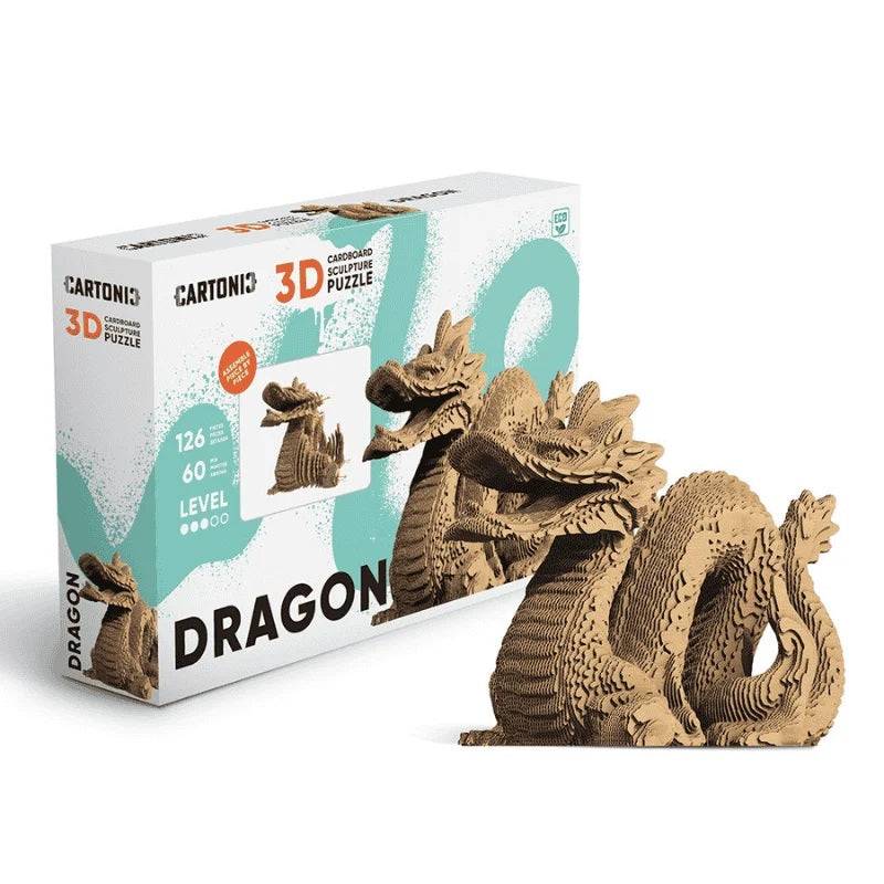 Cartonic 3D Puzzle - Dragon - Eğitici Oyuncak