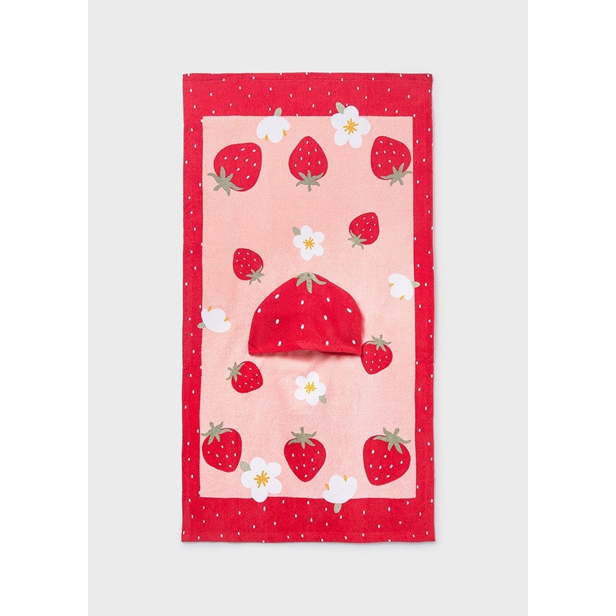 Mayoral Yazlık Bebek Plaj Panço Havlu Kırmızı