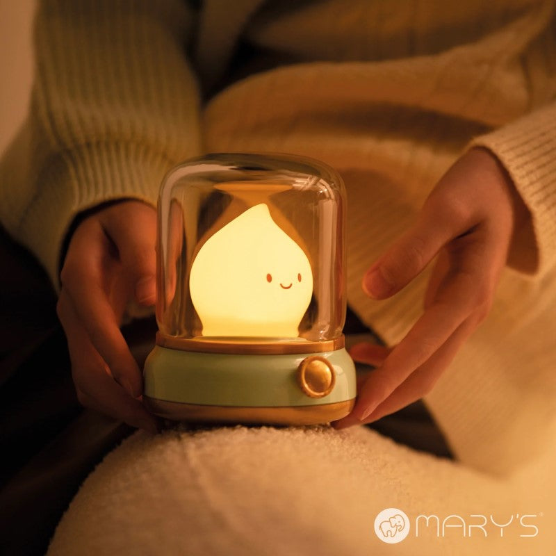 Mary's Flame Sarı Led Gece Lambası