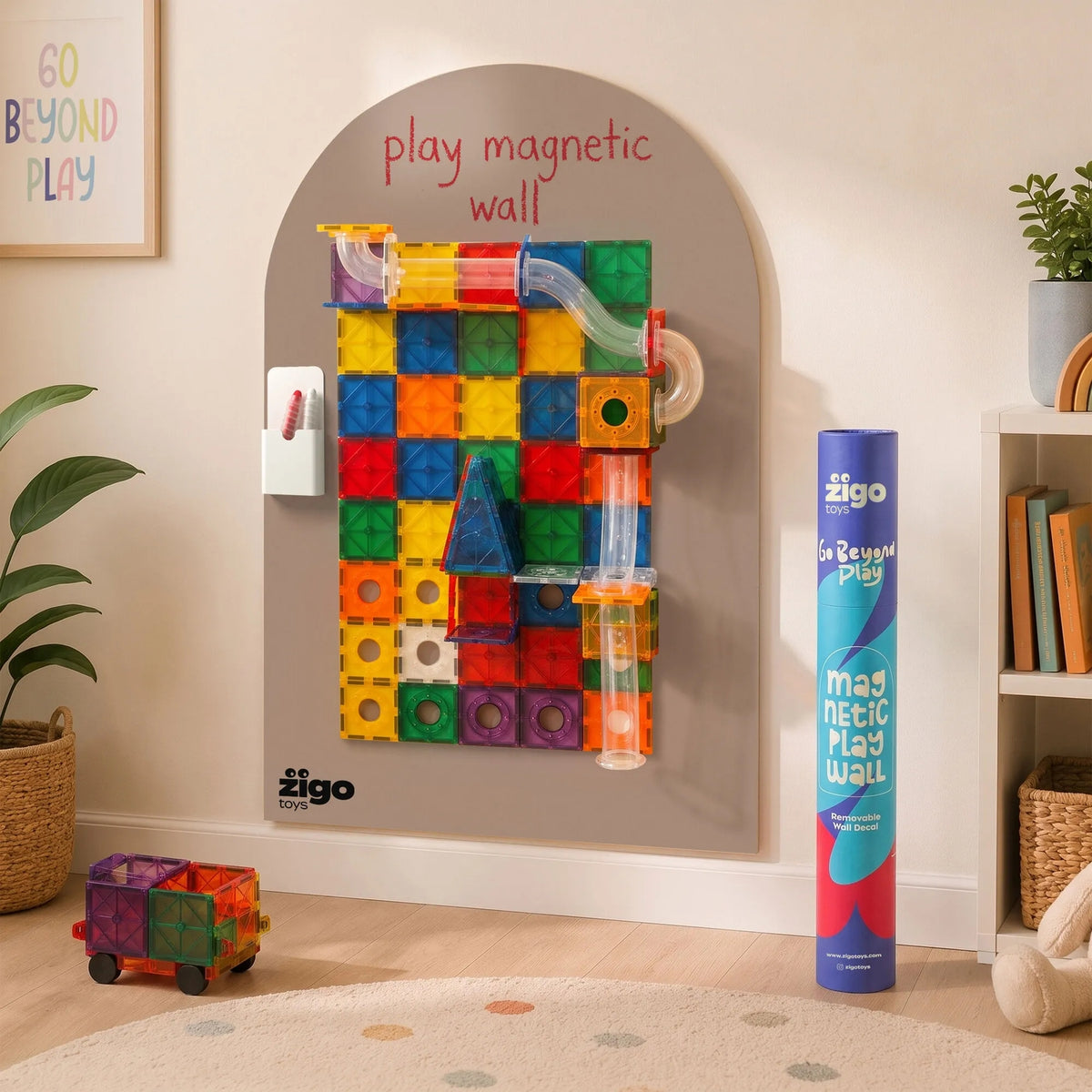 Zigo Toys Manyetik Duvar Panosu - Kahverengi