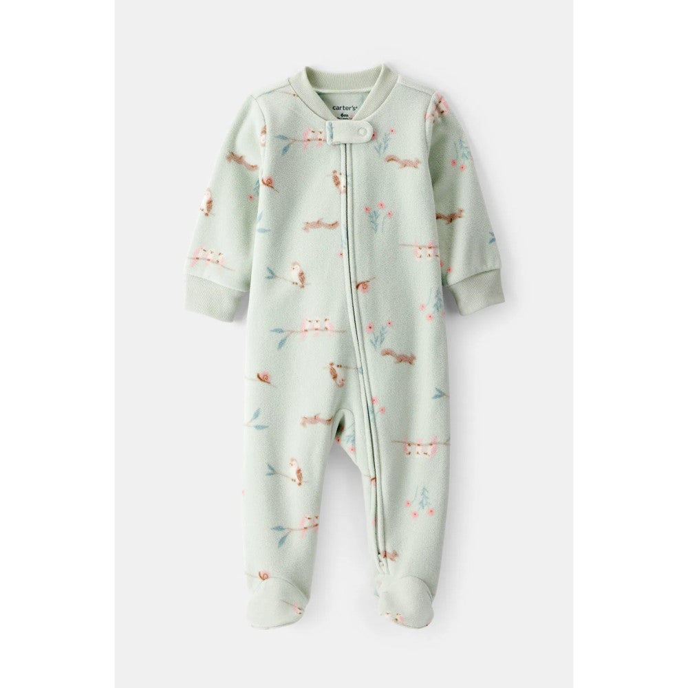 Carter's Kız Bebek Polar Tulum Yeşil