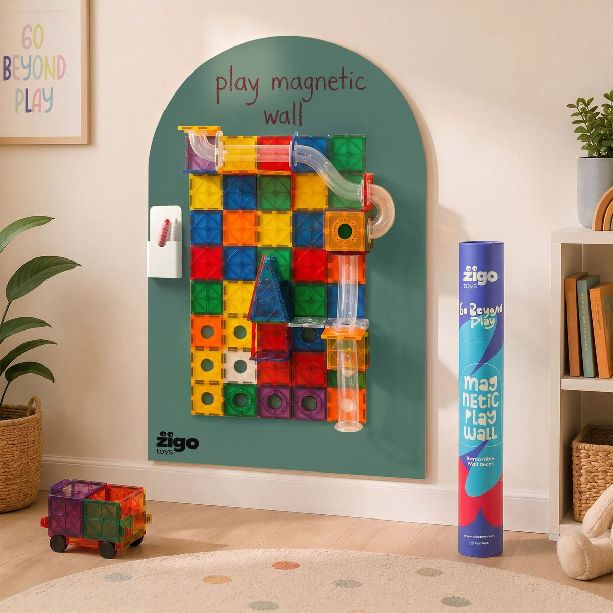 Zigo Toys Manyetik Duvar Panosu - Koyu Yeşil