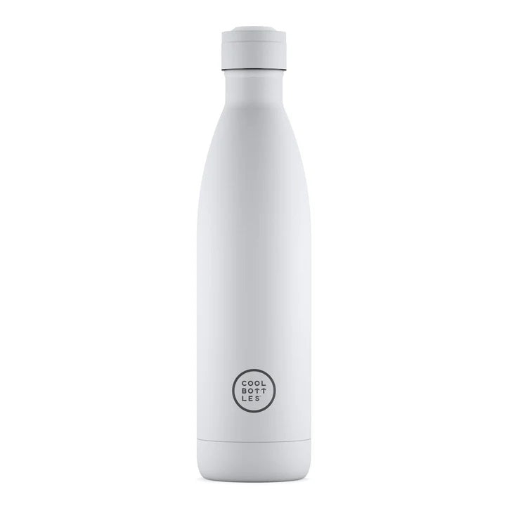 Cool Bottles Paslanmaz Çelik Şişe - The Bottle Mono White 750ml