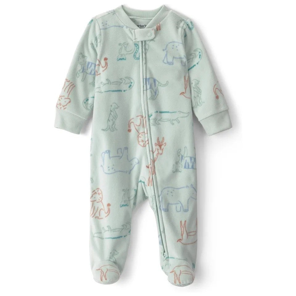 Carter's Erkek Bebek Polar Tulum Yeşil