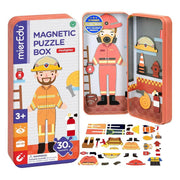 Mieredu Manyetik Puzzle Kutusu - İtfaiyeci