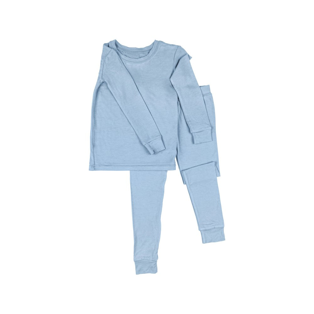 Bebesense Bambu Uzun Kollu Pijama Takımı Mavi