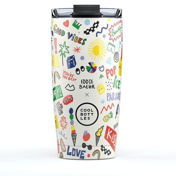 Cool Bottles Paslanmaz Çelik Bardak - The Tumbler Good Vibes 550ml