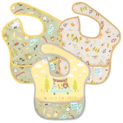 Bumkins SuperBib Önlük - 3lü Paket ( Happy Campers )