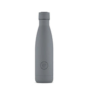 Cool Bottles Paslanmaz Çelik Şişe - The Bottle Pastel Grey 500ml
