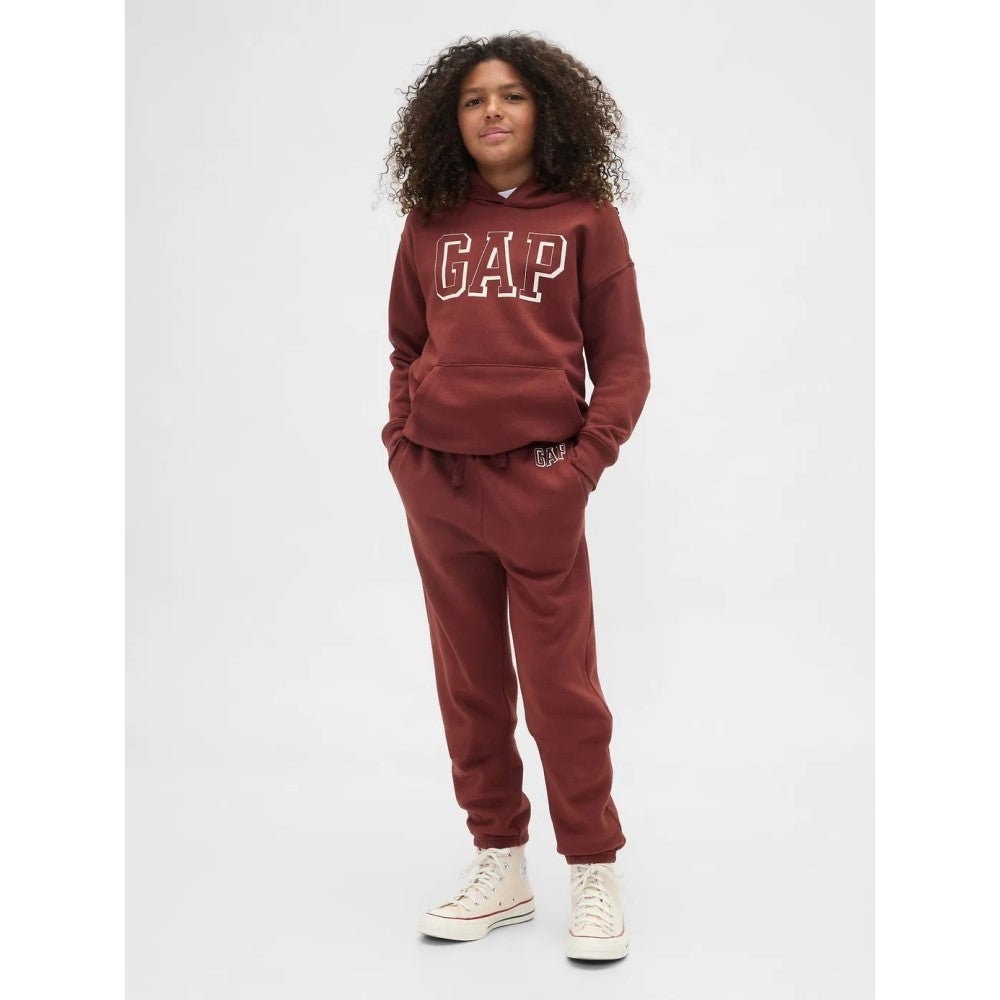 GAP Logo Erkek Çocuk Relaxed  Eşofman Altı Kahverengi