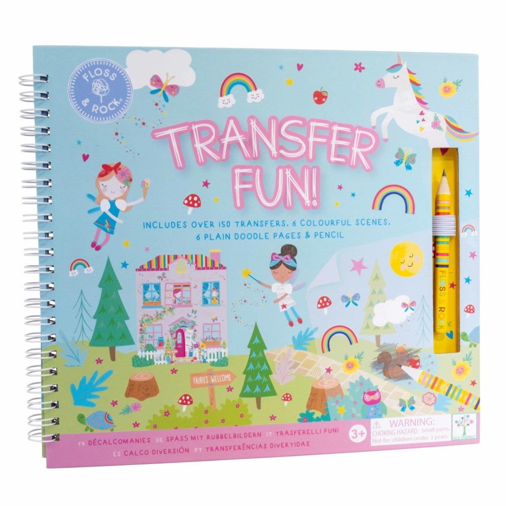 Floss & Rock Transfer Fun Aktivite Kitabı / Rainbow Fairy