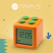 Mary's Block Turuncu Çalar Saat