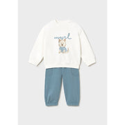 Mayoral Yazlık Erkek Bebek Sweatshirt Eşofman 2'li Set Yeşil