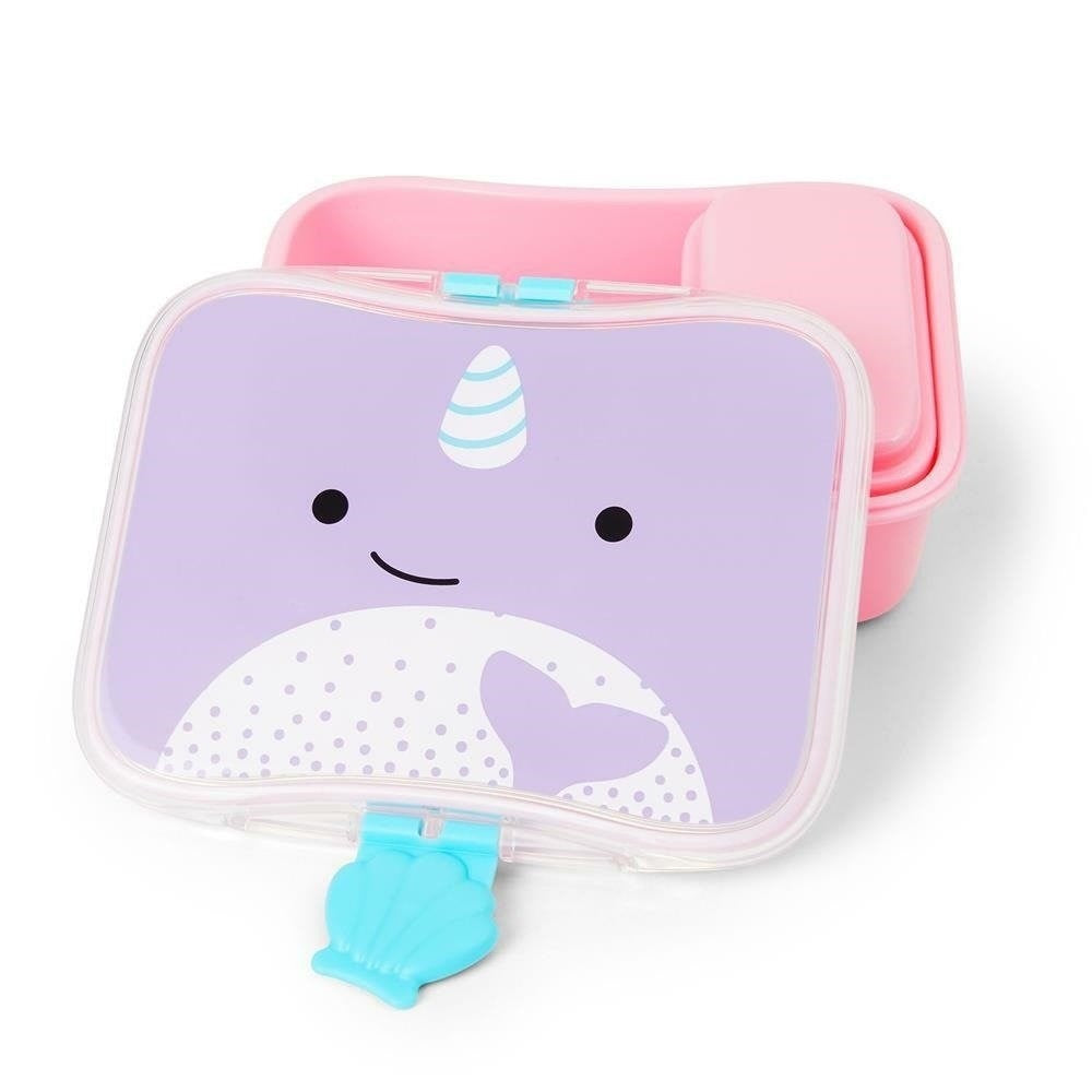 Skip Hop Zoo 2 li Yemek Kutusu Narwhal Lila