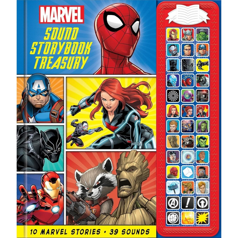 Marvel: Spider-man, Avengers, Black Panther, and More! Sound Storybook Treasury