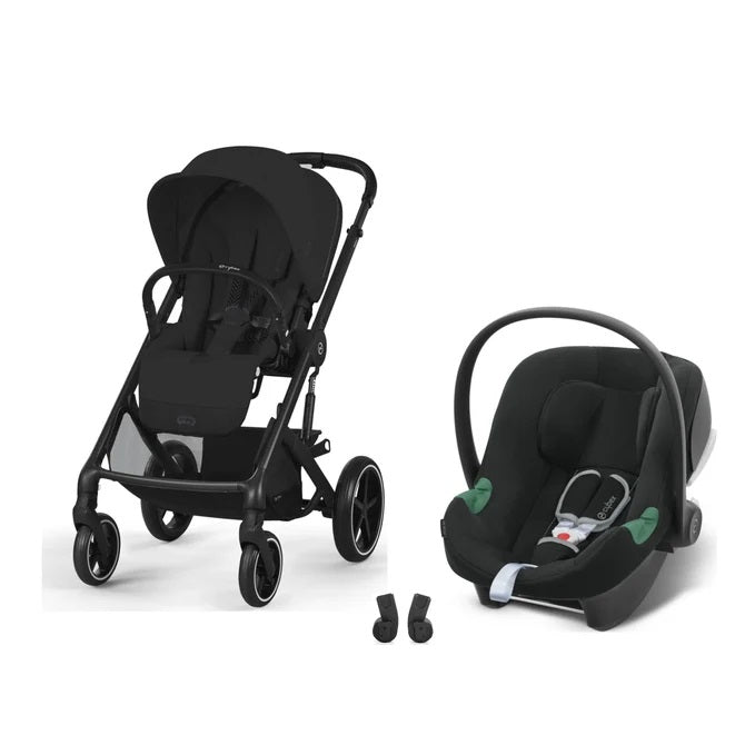 Cybex Balios S Lux Travel Sistem | Black Moon Black & Aton Volcano Black
