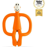 Matchstick Monkey Silikon Diş Kaşıyıcı Turuncu