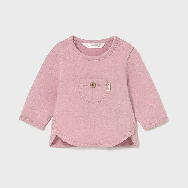 Mayoral Kışlık Kız Bebek Uzun Kol T-shirt Pembe