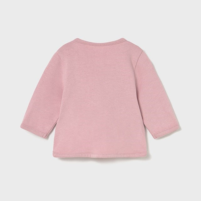 Mayoral Kışlık Kız Bebek Uzun Kol T-shirt Pembe