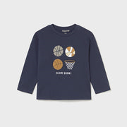 Mayoral Kışlık Erkek Bebek Uzun Kol T-shirt Lacivert