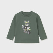 Mayoral Kışlık Erkek Bebek Uzun Kol T-shirt Yeşil
