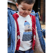 Mayoral Kışlık Erkek Bebek Uzun Kol T-shirt Ekru