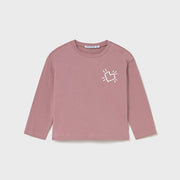 Mayoral Kışlık Kız Bebek Uzun Kol T-shirt Pembe