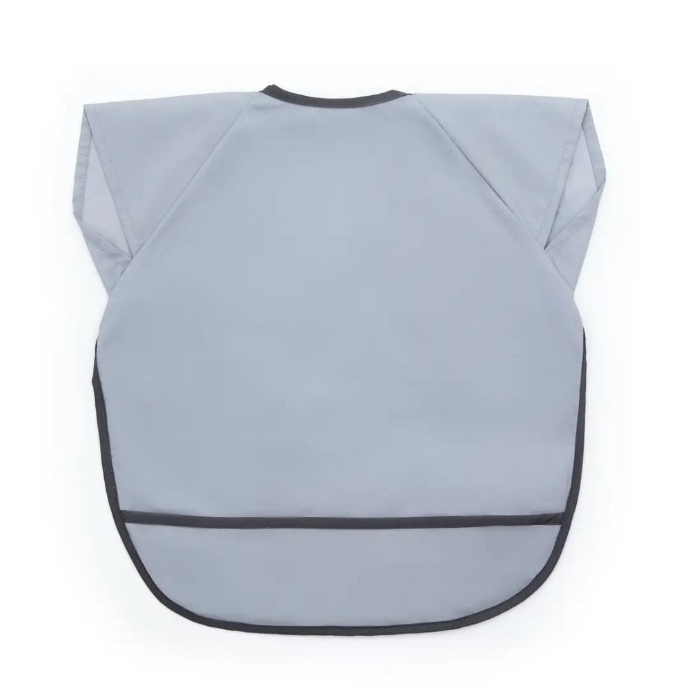 Miniboni Oyun Ve Mama Önlüğü Kısa Kollu Gri