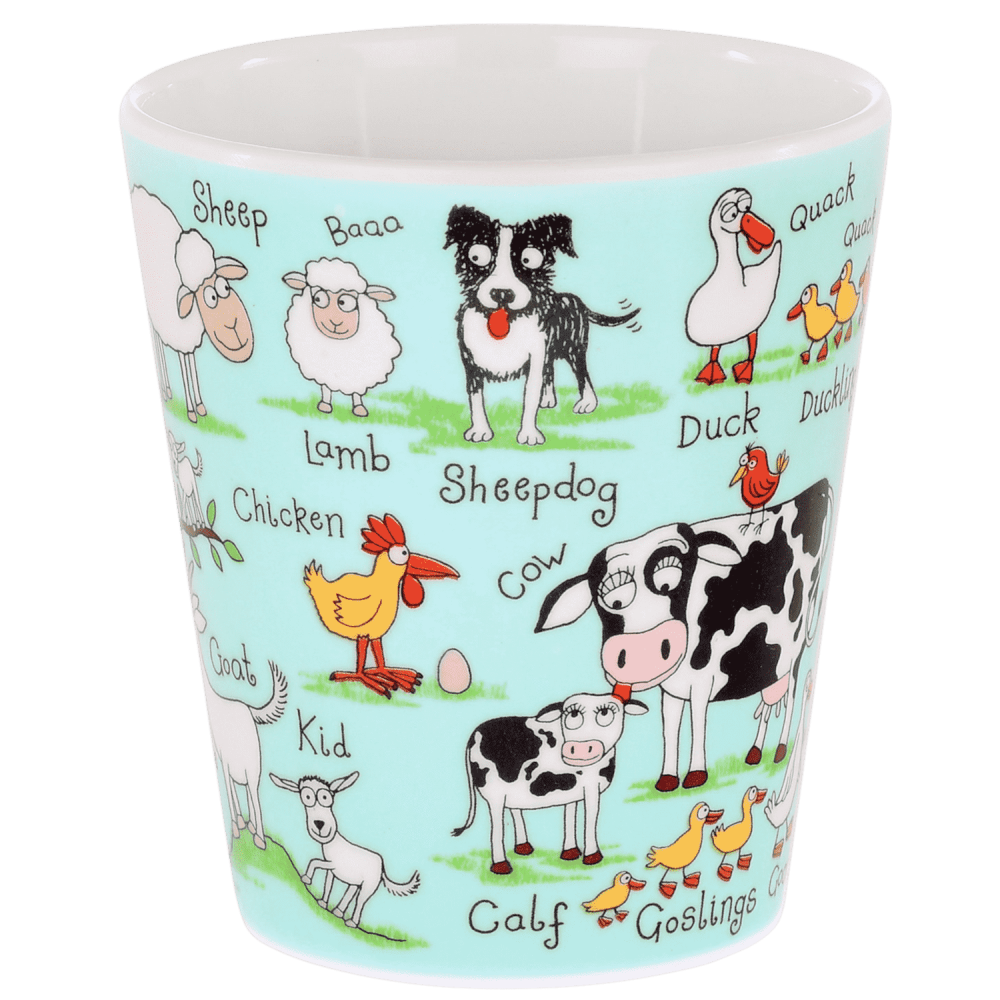 Tyrrell Katz Medium Melamin Alıştırma Bardağı Farmyard